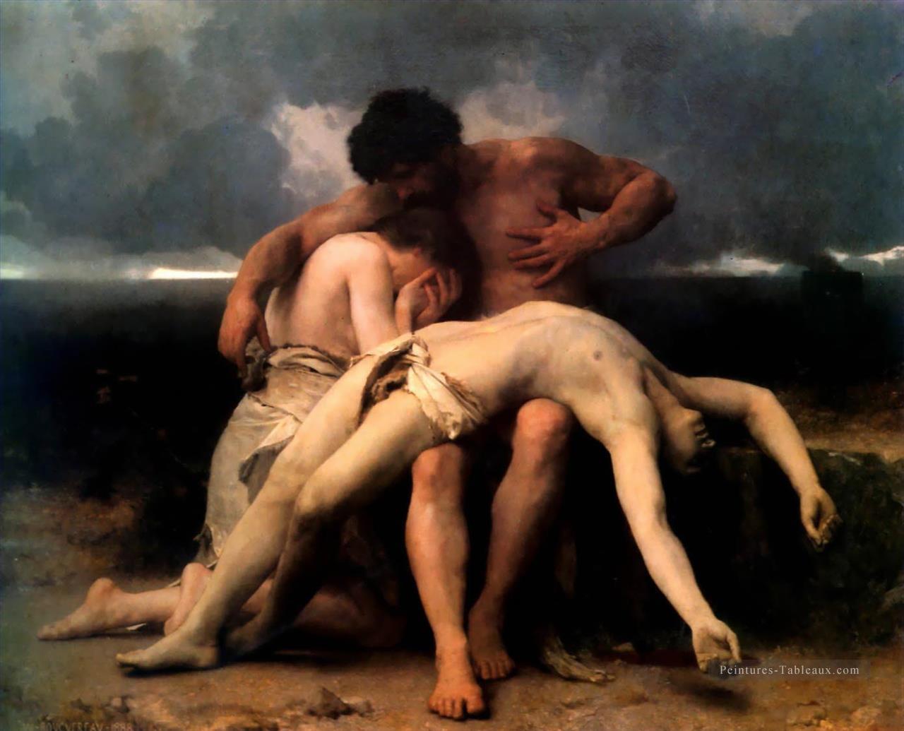 Le premier deuil William Adolphe Bouguereau Nu Peintures à l'huile
